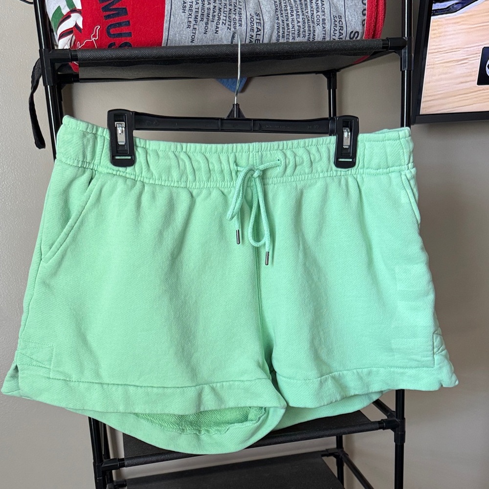Universal Thread Mint Green Terry Drawstring Athletic Shorts